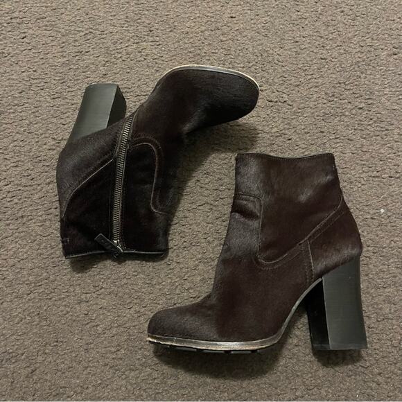 Frye Parker Calf Hair Heeled Boots - Picture 3 of 7